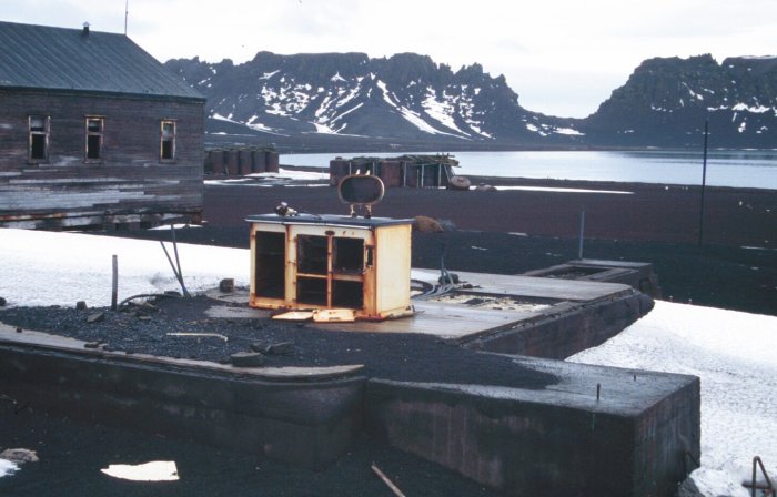 All that remains of one of the buildings on Deception Island is the Aga. My mother would be proud - although it could do with a clean.