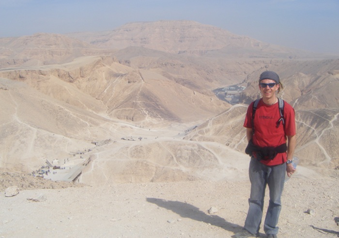 Me with the Valley of the Kings in the background.