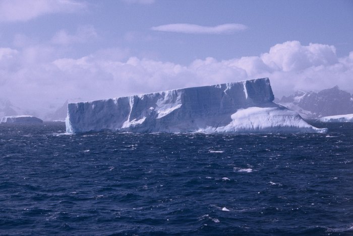 The first ice berg we saw - off Signy Island in the South Orkney Islands.