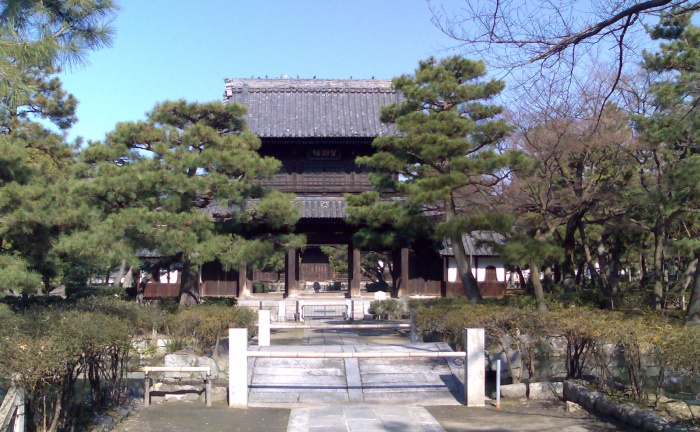 One of the buildings in the Ebisu-jinja temple. I was waiting just outside this temple as 2006 became 2007 with a couple of American students and thousands of Japanese who were waiting to be the first into the temples in the new year.