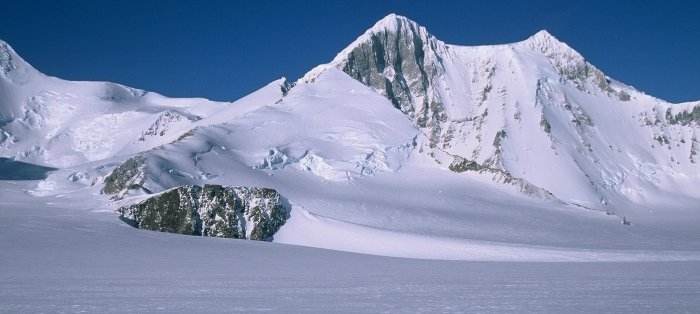 One of the mountains (Point 762 or the Myth?) on the eastern side of Adelaide Island seen during my second winter trip.
