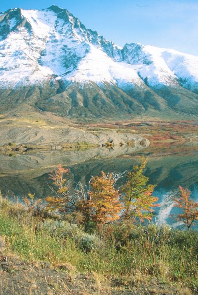 Another view of the lake just along the valley from the Los Torres campsite.
