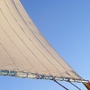 The clew of the sail on the felucca we sailed down the Nile from Aswan to Luxor on.