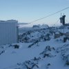 Some of the experiments that I looked after at Rothera. A Low Power Radiometer studying atmospheric gravity waves upto 100 Km above the Earth and the GATF hut containing more sophisticated optical experiments studying the atmosphere above the Antarctic.