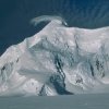 Mountains on Adelaide Island seen from the east during my first winter trip at Rothera.