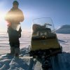 Jon Bursnall with his skidoo.