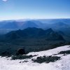 Pucon seen from the top of the volcano.
